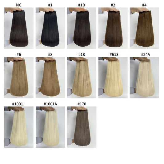 Genius Weft Hair Extensions 100g - DARK SOLID COLORS